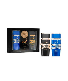 LATTAFA KIT ASAD &  ASAD ZANZIBAR KIT 2PCS 
