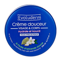 EVOLUDERM CREAM POTE FACE/BODY ALMENDRAS 250ML