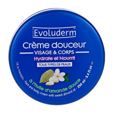EVOLUDERM CREAM POTE FACE/BODY ALMENDRAS 250ML