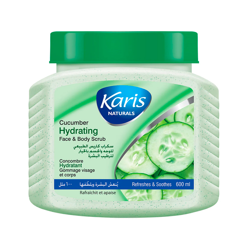 KARIS CUCUMBER HYDRATING FACE&BODY SCRUB KARIS CUCUMBER HYDRATING FACE&BODY SCRUB