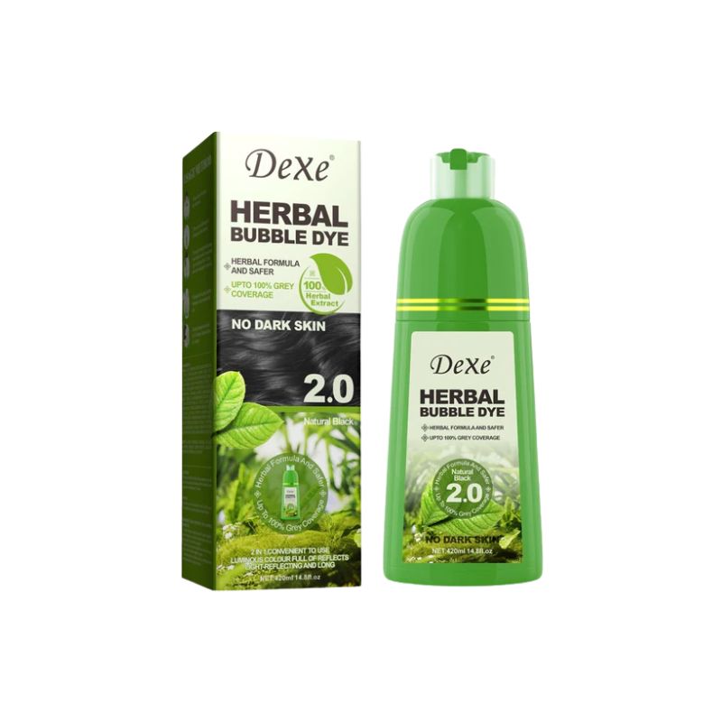 Anúncio: DEXE HERBAL BUBBLE DYE BLACK 2.0 420ML